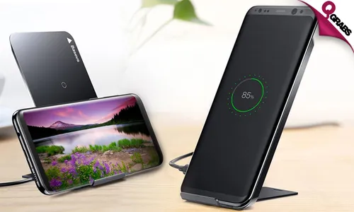 2-in-1 Wireless Charger!